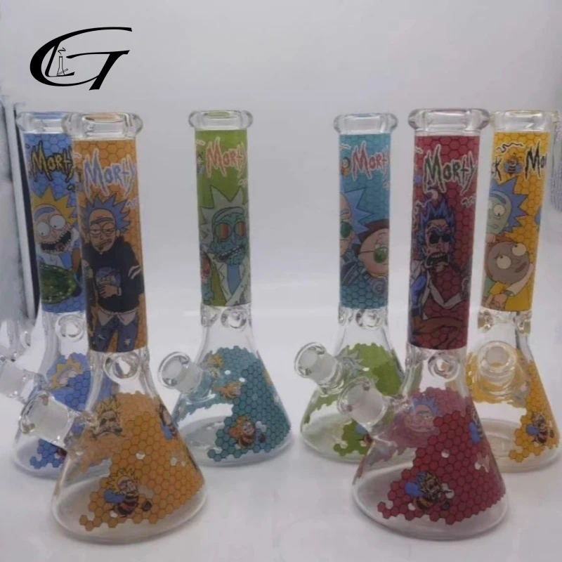 Rick and Morty Sticker Cartoon Bong Rick and Morty Sticker Cartoon Bong